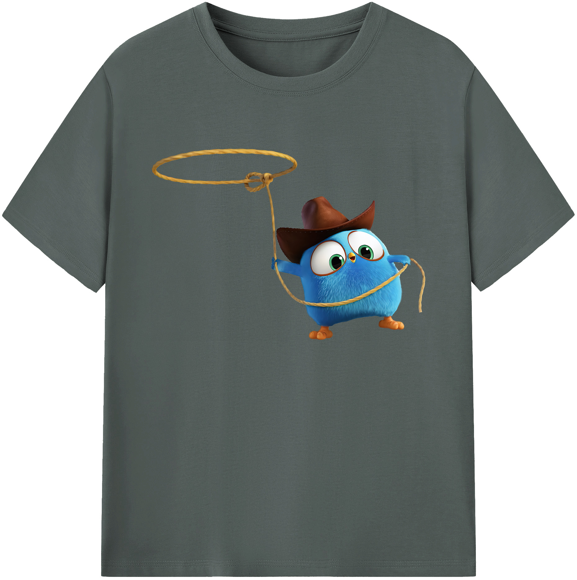 （画像用） Angry Birds アングリーバード 綿100％ メンズ半袖Tシャツ｜肌触りやわらか＆通気性